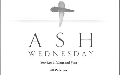 ASH WEDNESDAY SERVICES