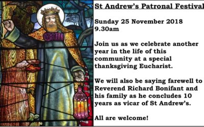 St Andrew’s Day 2018