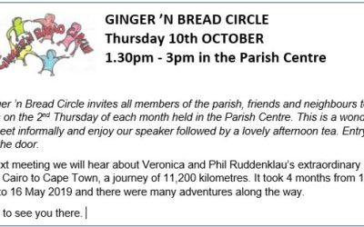 Ginger ‘n Bread October Meeting