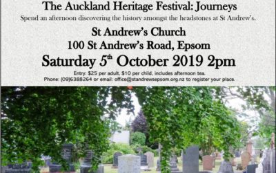 Heritage Festival: St Andrew’s Cemetery Tour & Afternoon Tea