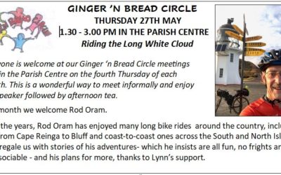 Ginger ‘n Bread May Meeting