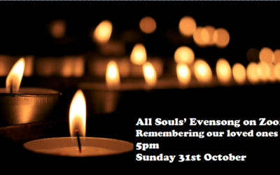 All Souls’ Evensong on ZOOM 31st October 5pm