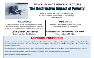 Bishop Jim White Memorial Lectures Postponed