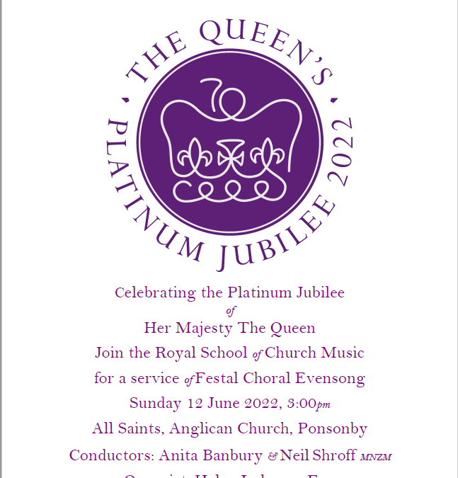 Festal Choral Evensong- The Queen’s Platinum Jubilee 2022