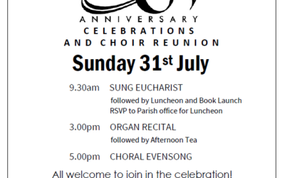 St Andrew’s Choir 20th Anniversary Celebrations & Choir Reunion