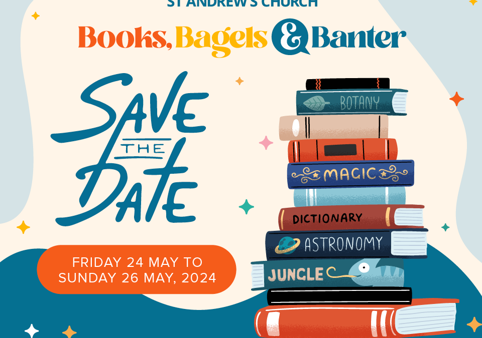 Books, Bagels & Banter Fri 24 May – Sun 26 May