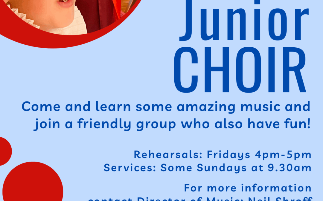 Love to Sing? Why not join our Junior Choir!